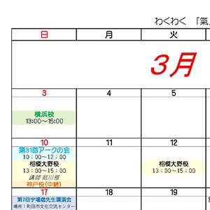 スケジュール