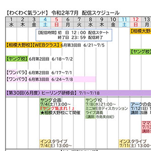 スケジュール